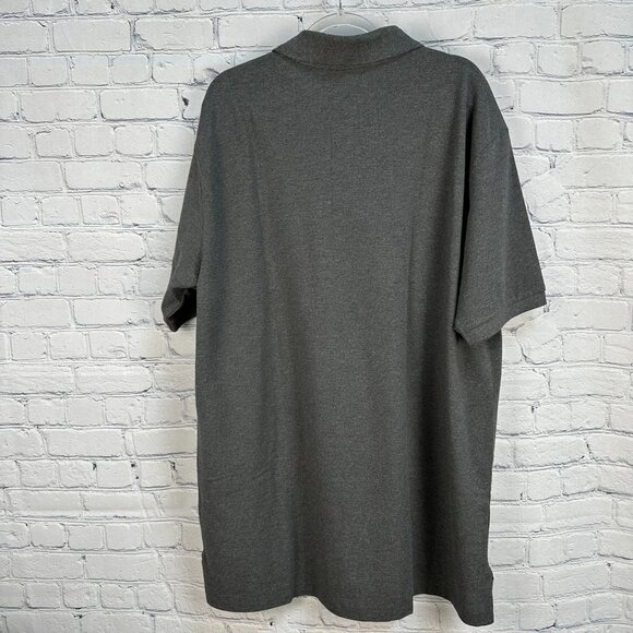 Polo Ralph Lauren Men's Classic-Fit Mesh‎ Ribbed Polo, Size XLT, Heather Grey - Picture 5 of 15